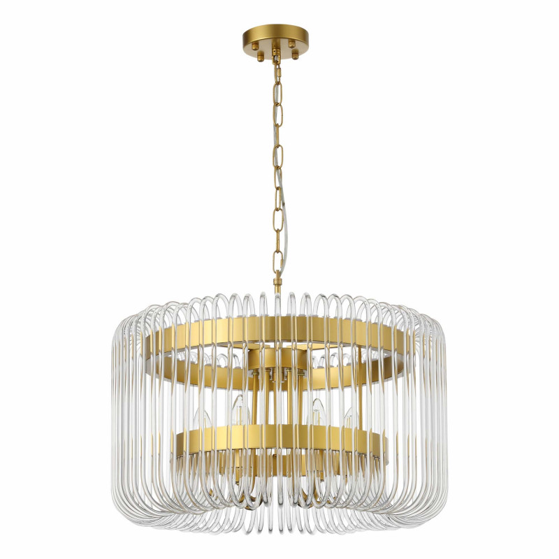 Люстра подвесная 60 см, 240W, ST LUCE GROSSETO SL1228.203.06 Золотистый