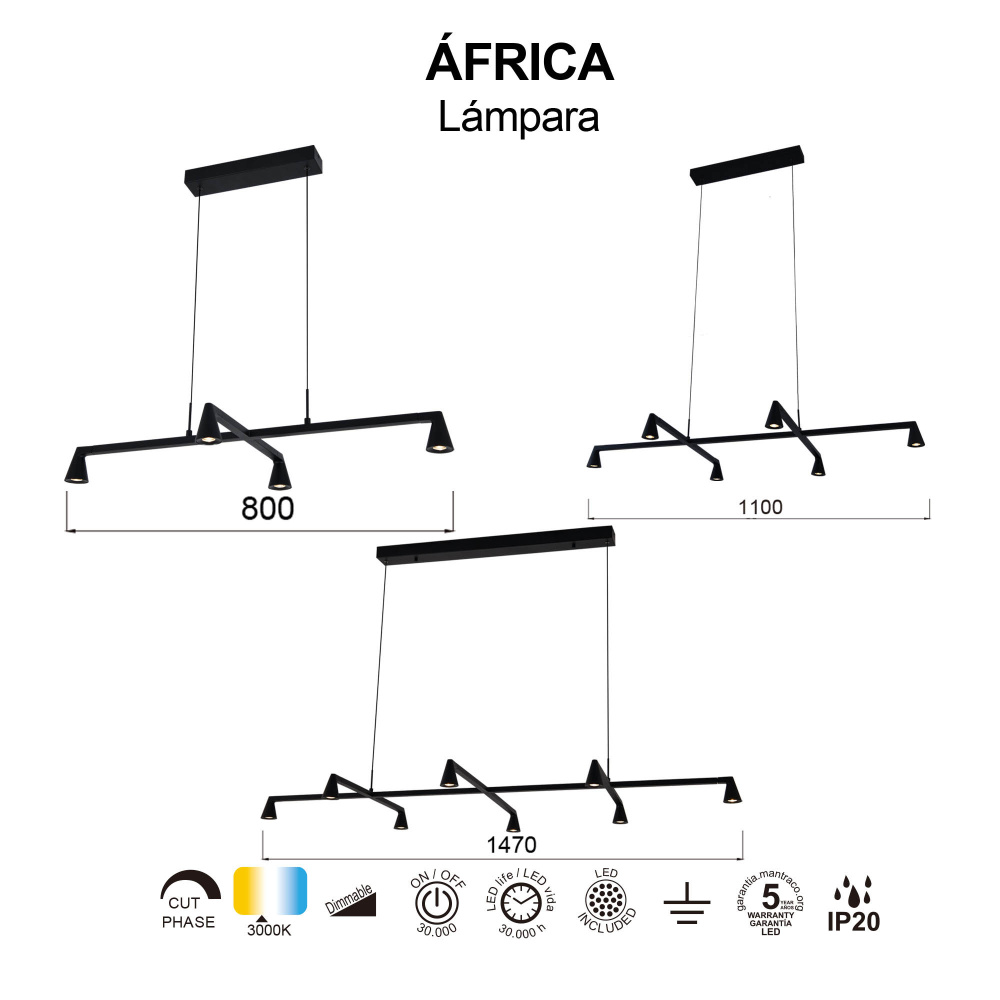 Люстра подвесная AFRICA 9410