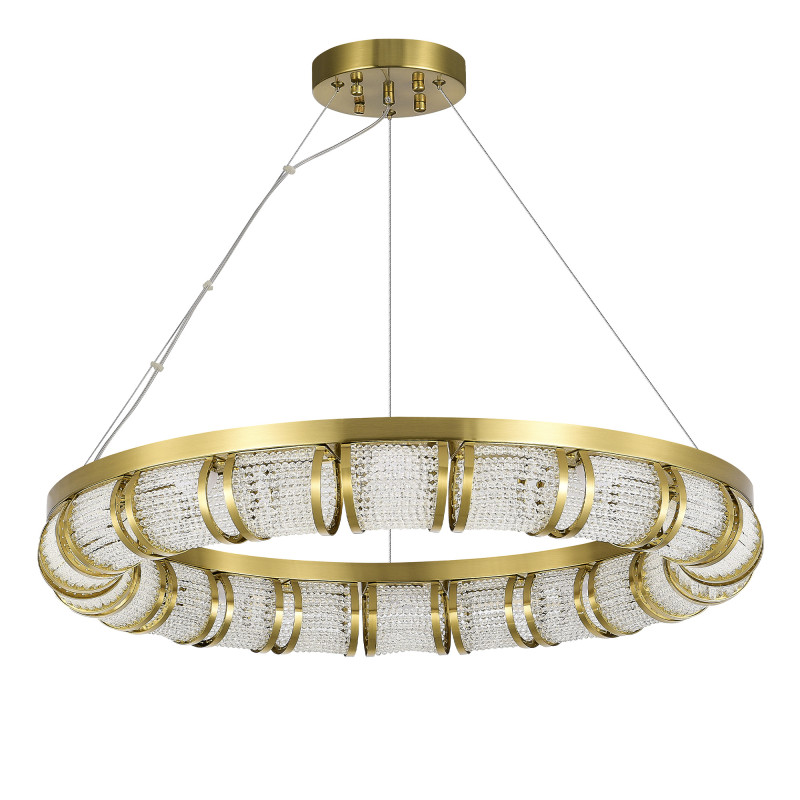 Светильник 80 см, 50W, 3000K, ST Luce Esme SL6011.303.01, латунь