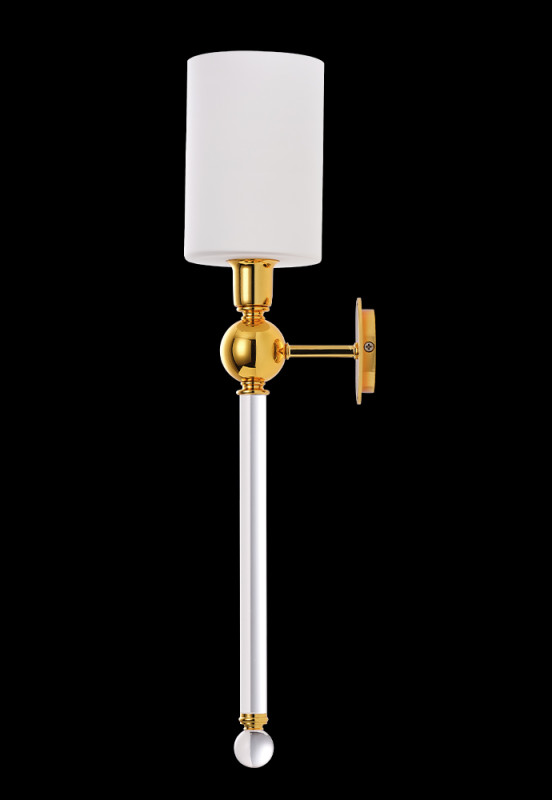 Бра Crystal Lux MIRABELLA AP1 GOLD/WHITE Золото