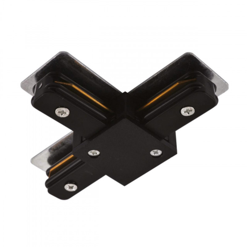 Коннектор угловой для шинопровода 11*7 см, Arte lamp Track accessories Черный A140206T