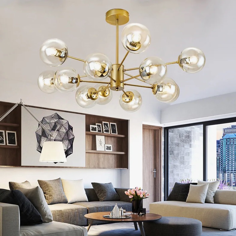 Светильник ElegantLight DZN-8001-12 БРОНЗА  D850/H640/12/E27/60W 24-10