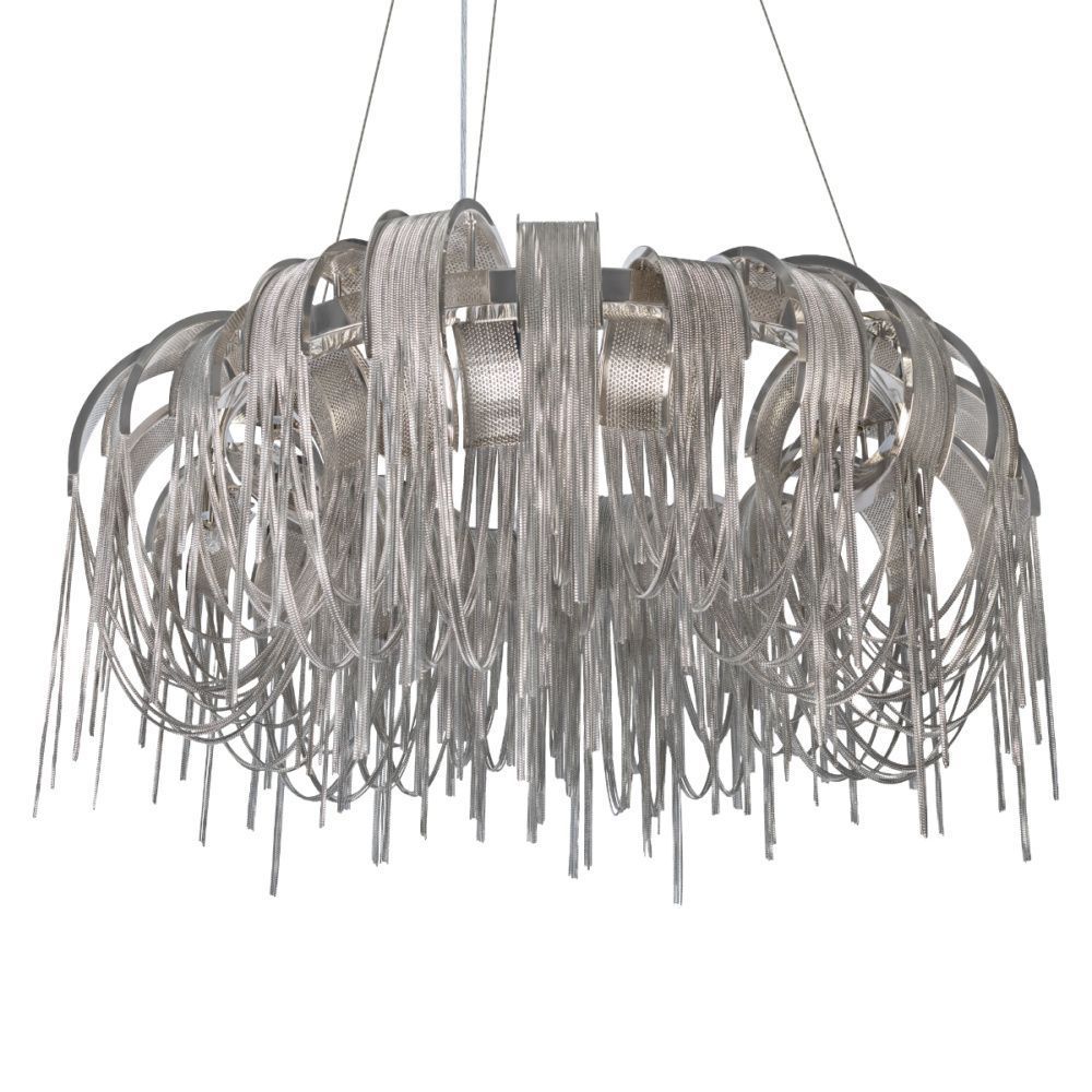 Подвесная люстра 80 см, Loft IT Volver 10404/800 SN, никель