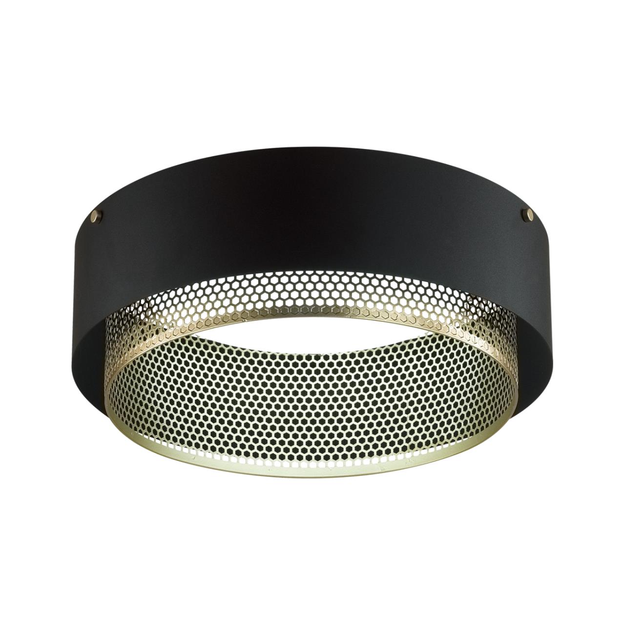 Потолочный светильник *41*15 см, LED 1*48W, 3000-6000 К, Sonex Antey 7692/48L, белый/черный/шампань