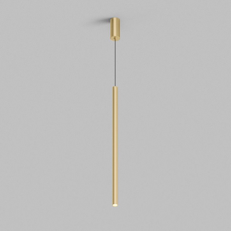 Подвесной светильник 60*2,5*70 см, 1*LED*6W, 3000K, Denkirs ШАЙН ГЛИНГОР | SHINE GLINGOR DK4305-SB, сатинированная латунь