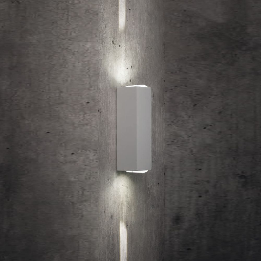 Уличный настенный светильник Nowodvorski LENS LED WHITE 9113, белый