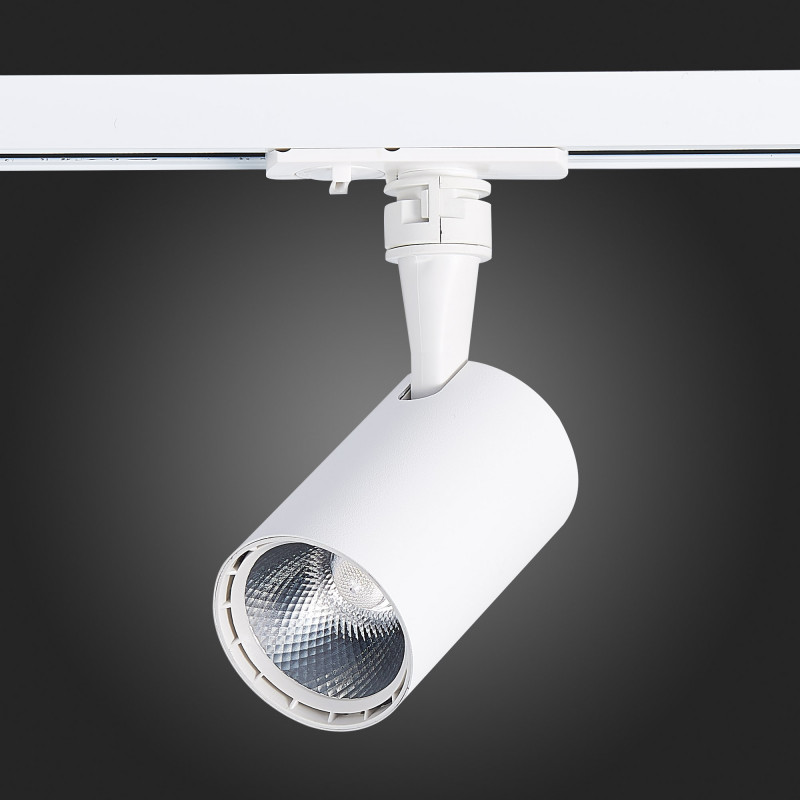 Трековый светильник 10*6 см, 10W, 3000K ST LUCE ST351.536.10.24 Матовый белый