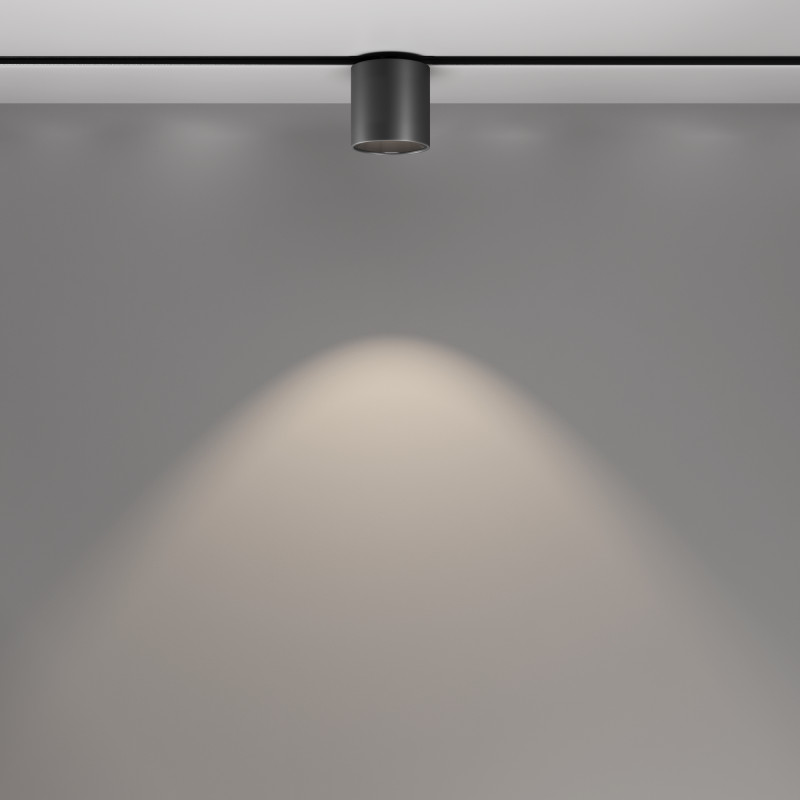 Светильник на шине 5,3*5,3*9,6 см, LED, 7W, 4000К, Maytoni Technical Alfa S TR132-2-7W4K-B черный