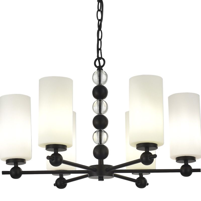 Подвесная люстра *63*99 см, 6*E27, 240W, ST-Luce Aurora SL2003.403.06, черный