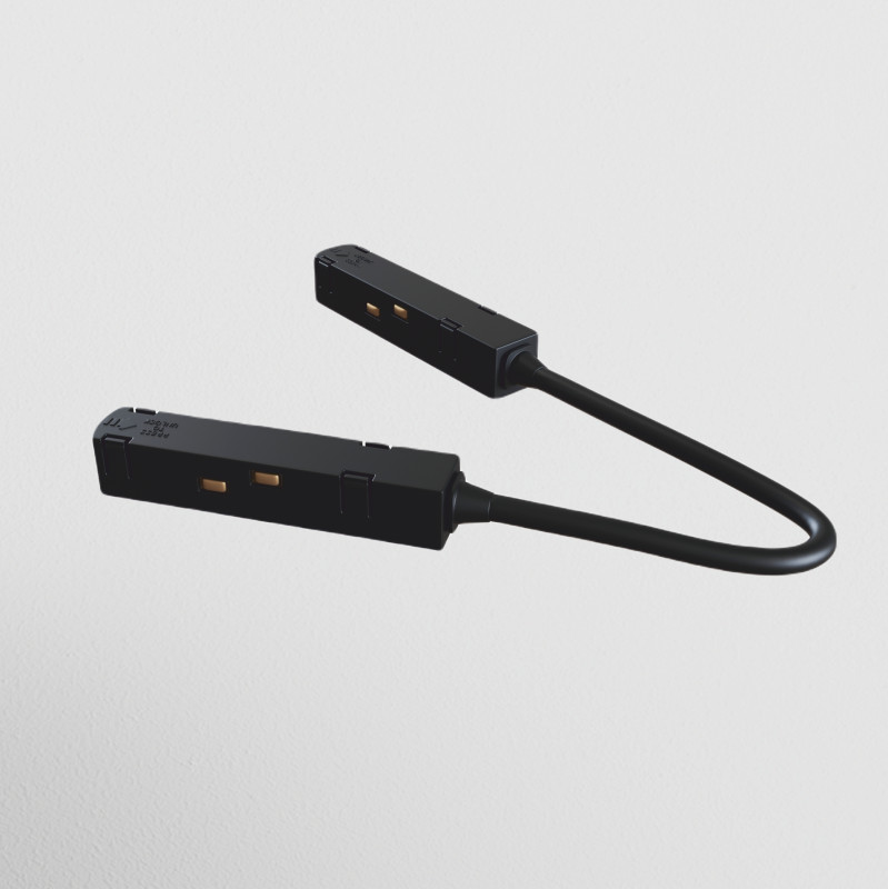 Коннектор питания угловой Maytoni Technical Magnetic track system S35 TRA004CPC-22B черныйIP 20