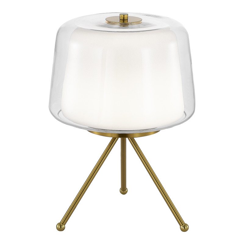 Настольная лампа 29*41 см, LED, 16W,  3000К, ST-Luce PANDORA SL6127.304.01 латунный
