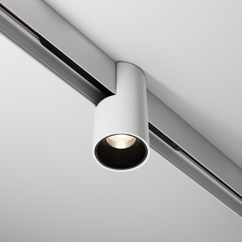 Светильник на шине 5,3*5,3*10,4 см, LED, 7W, 4000К, Maytoni Technical ALFA TR122-2-7W4K-W белый