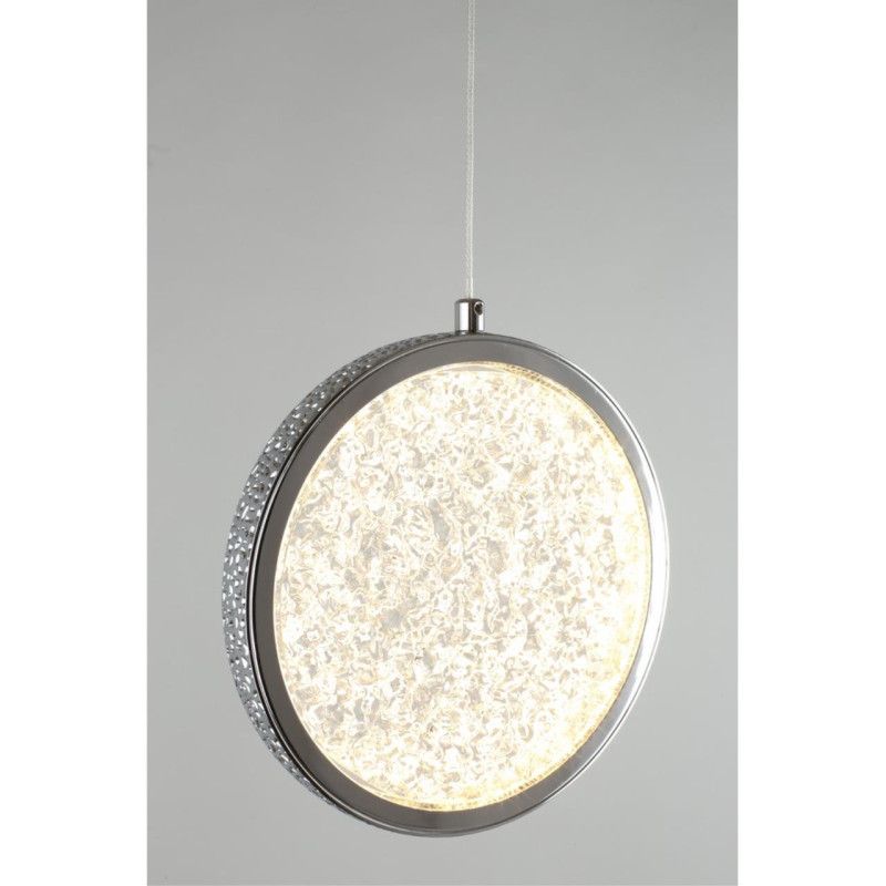Подвесной светильник 20*50-150 см, 1*LED, 7W, K, Aployt Yulali APL.048.16.07, хром