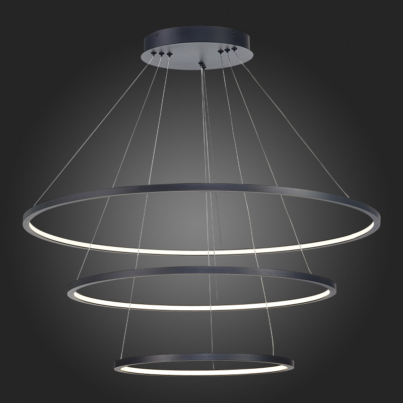 Светильник подвесной 80 см, 114W 4000K ST LUCE ST603 IN ST603.443.114 Черный