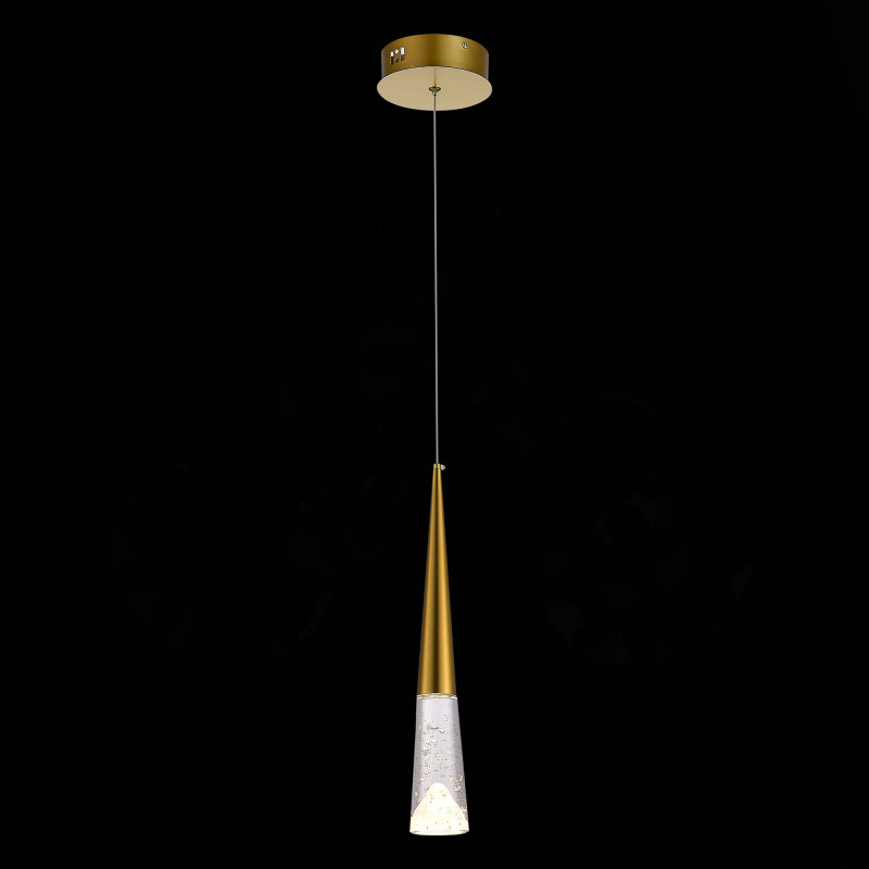 Люстра подвесная 12 см, 3W 3000K ST LUCE SOLLEN SL6111.203.01 Золотистый