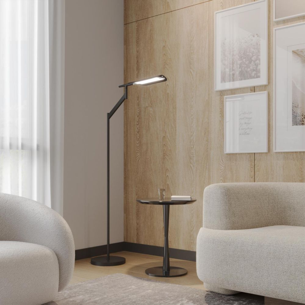 Торшер диммируемый со сменой цветовой температуры (управление - сенсор) 72*27*135,5- см, 1*LED*14W, 2700/4000/6000K, Novotech Ala NOV359542, черный