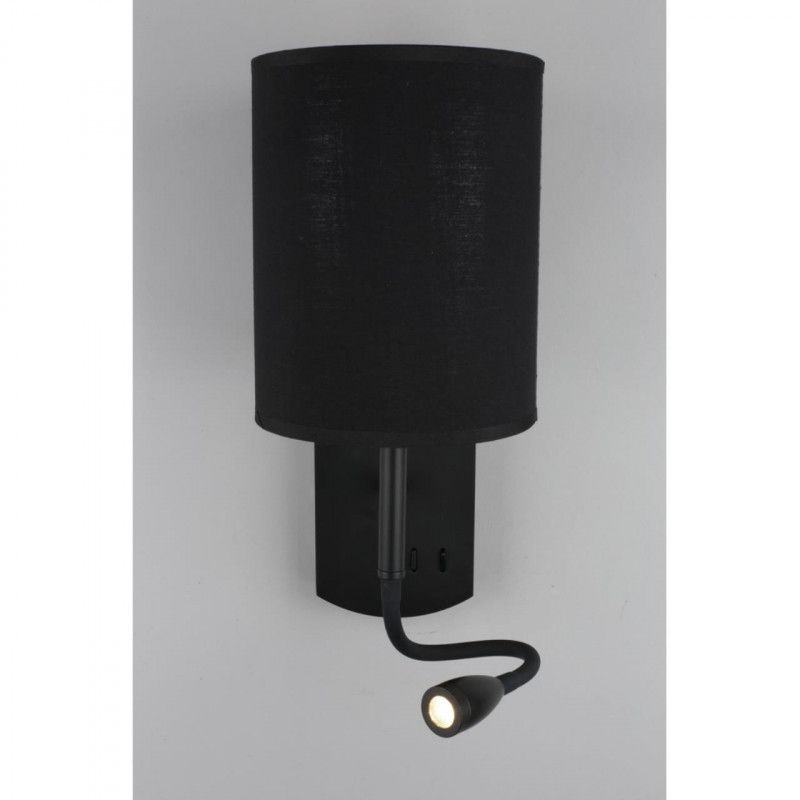 Бра 21*16*16 см, 2*E27, 60W, Omnilux Omnilux 627 OML-62711-02, черный