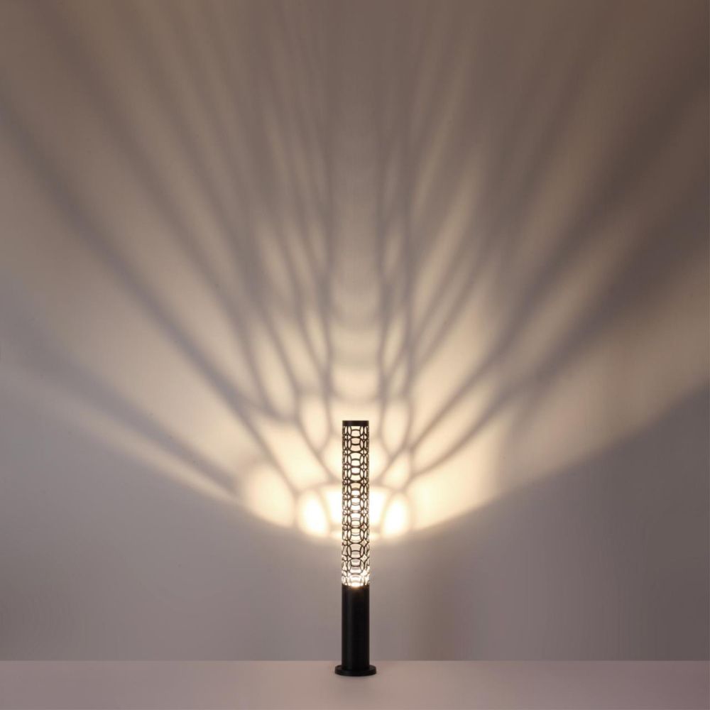 Светильник ландшафтный светодиодный 13,3*9*80- см, *LED*9W, 3000K, Novotech Netz NOV359538, черный