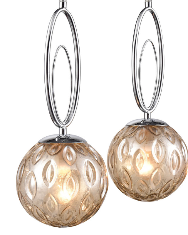 Подвесной светильник 15*46*190 см, 3*E14 хром Vele Luce Phlox VL5853P03