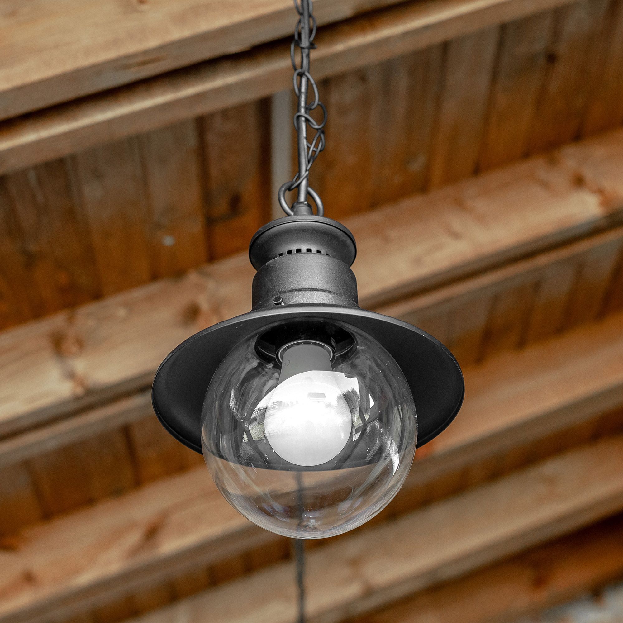Talli H черный уличный подвесной светильник IP44 GL 3002H Elektrostandard
