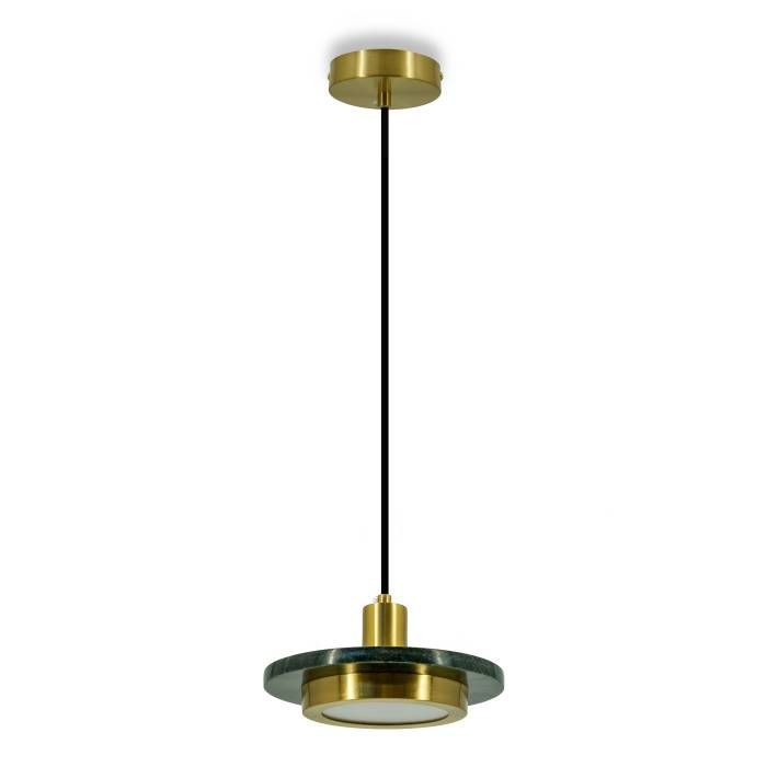 Светильник подвесной *20-180 см, 1*LED*10W, 3000K, Lightera Croix LE129L-20GRA, Латунь