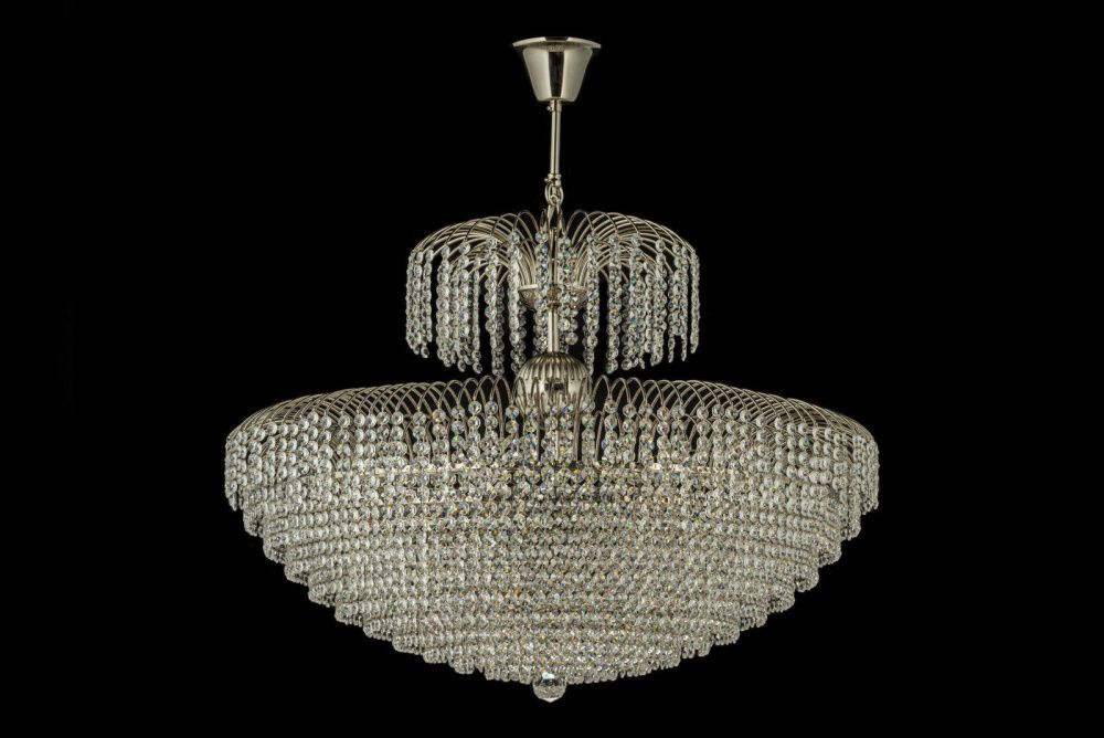 Люстра подвесная *80*60 см, 16*E14*40W, Arti Lampadari Salentino Salentino E 1.5.80.100 N, Матовый никель