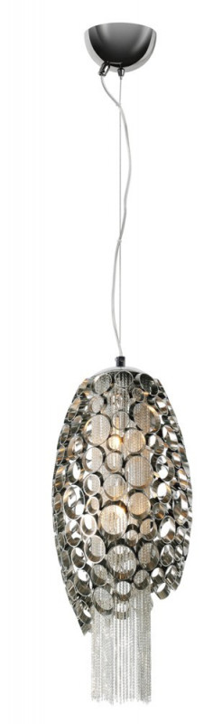 Светильник подвесной 20 см, Crystal Lux FASHION SP2 Никель
