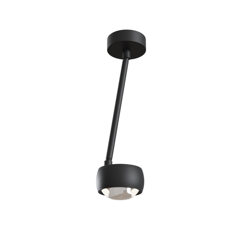 Потолочный светодиодный светильник Maytoni Lens MOD072CL-L8B3K, 8W LED, 3000K, черный