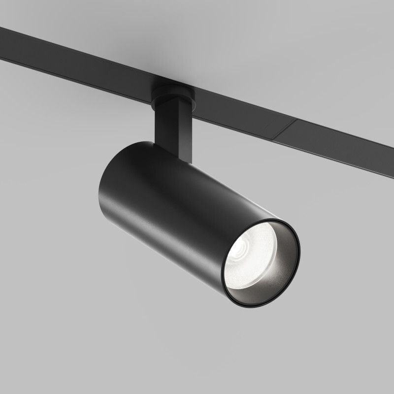 Трековый однофазный светильник 5 см, 10W, 4000K, Denkirs Simple Spot DK8210-BK, черный