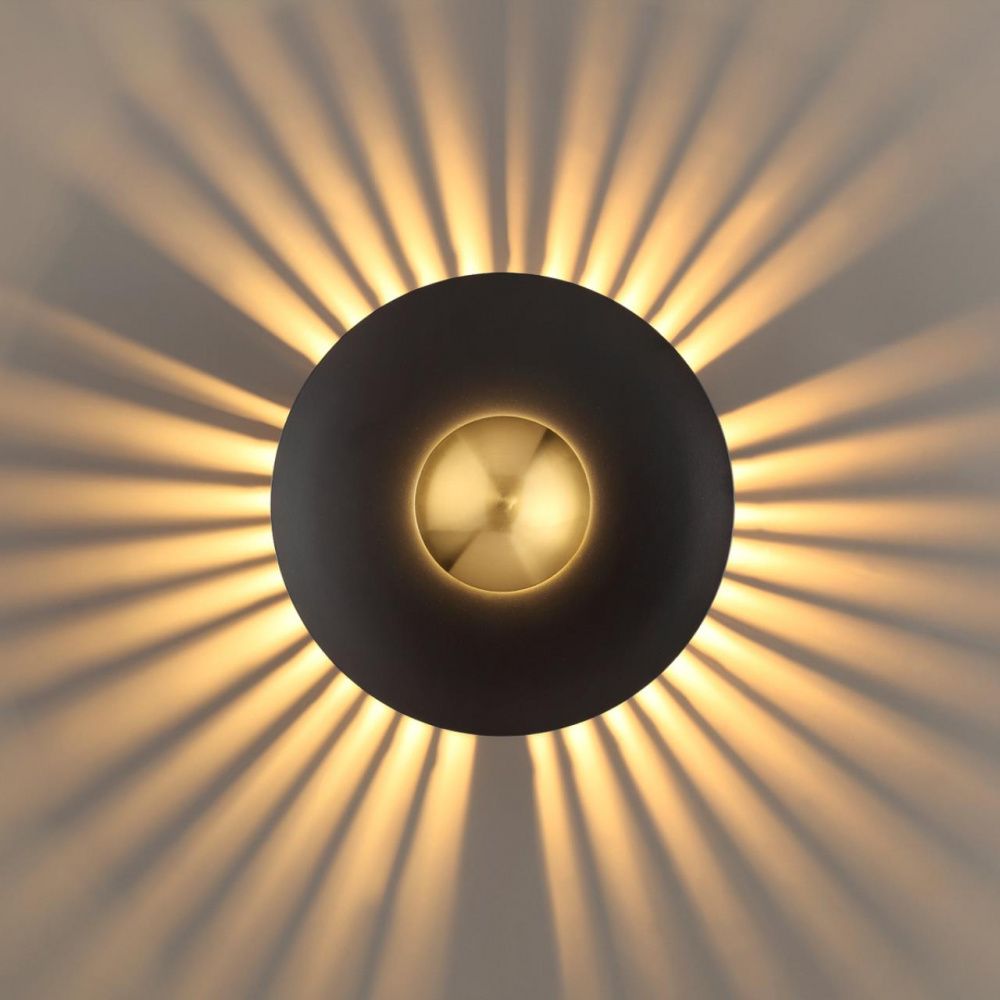 Бра 28 см, 13W, 3000K Odeon Light Adamas 4223/13WL черный-золото