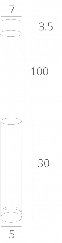 Светильник подвесной Arte Lamp Altais A6110SP-2BK, 12W LED, 4000K, черный