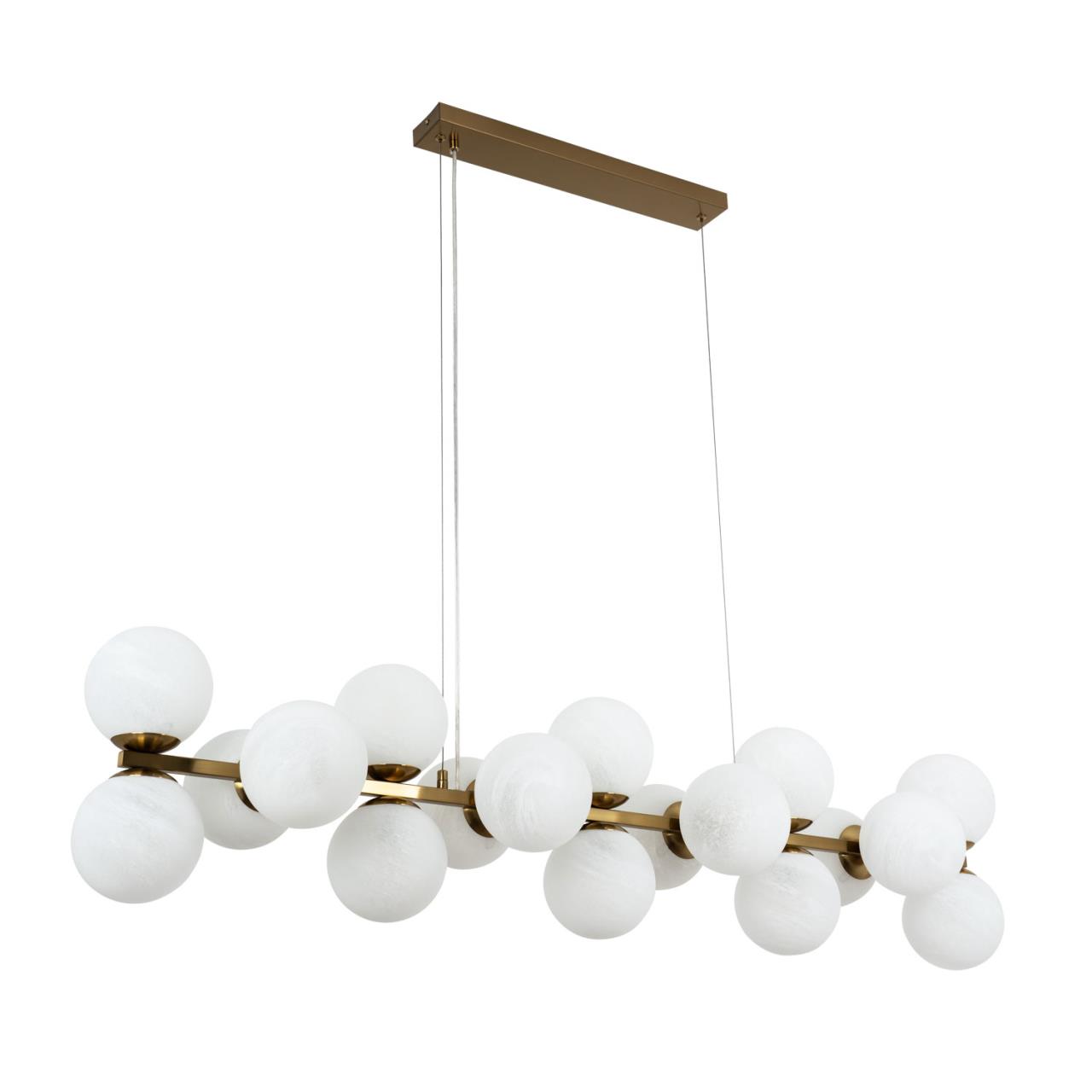 Подвесной светильник 28*125*80/120 см, 18*Е14 MODESTYLE MS.6117.18 BS латунь