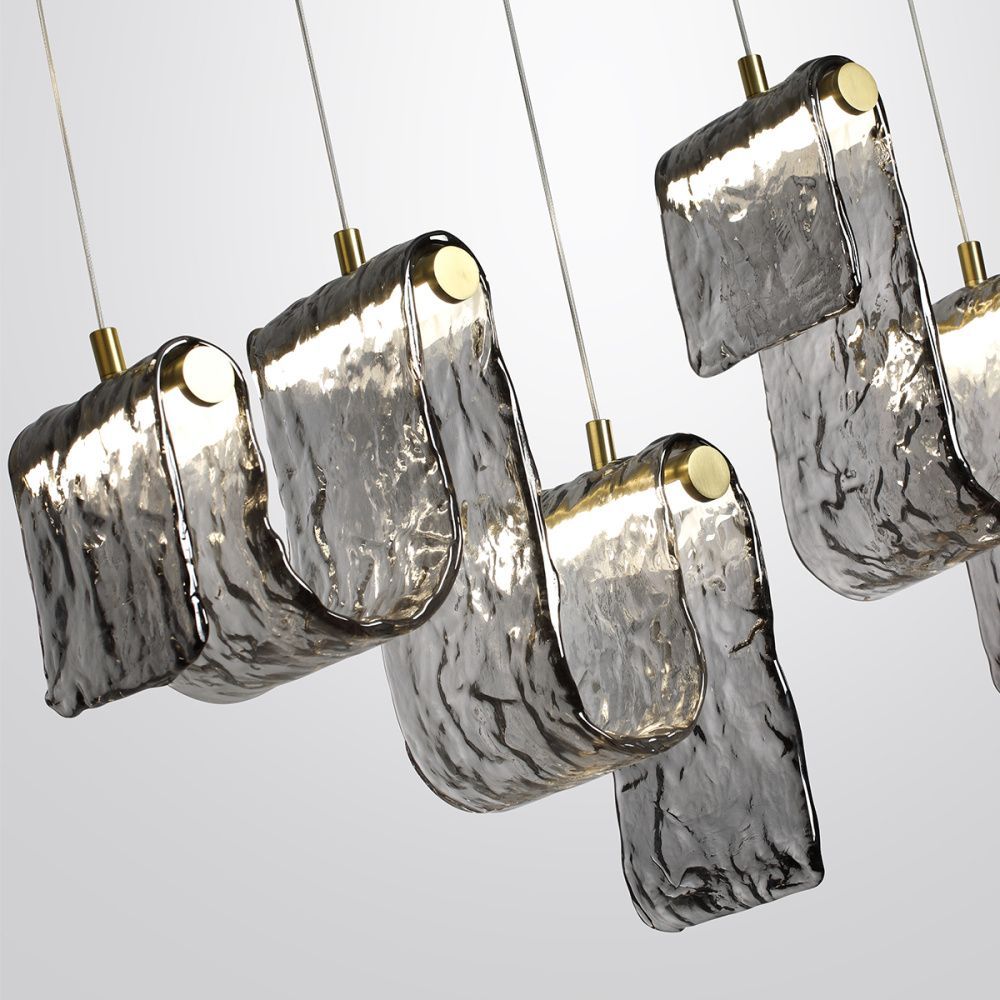 Светильник 125 см, 52W, 4000K, ODEON LIGHT 5106/52L, золотой брашинг