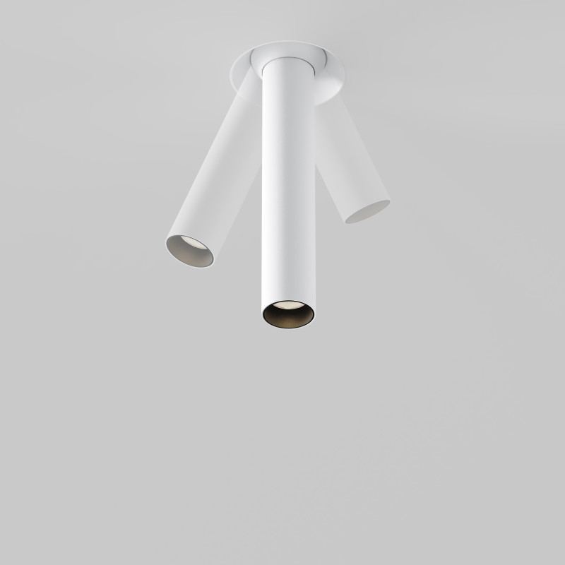 Встраиваемый светильник 3*3*21,6 см, LED, 7W, 3000К, Maytoni Technical Focus T C140TRS-L200-7W3K-W белый