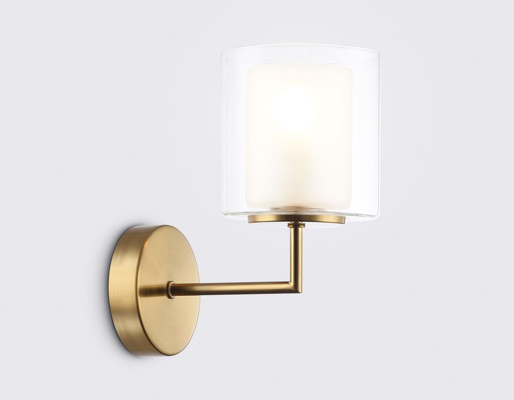 Бра 19*12*22- см, 1*E14*40W, K, Ambrella Light High Light LH56015, латунь