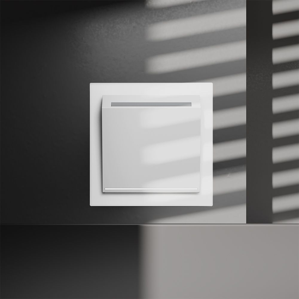 Выключатель встраиваемый S70 карточный 16А, белый матовый Voltum VLS010702