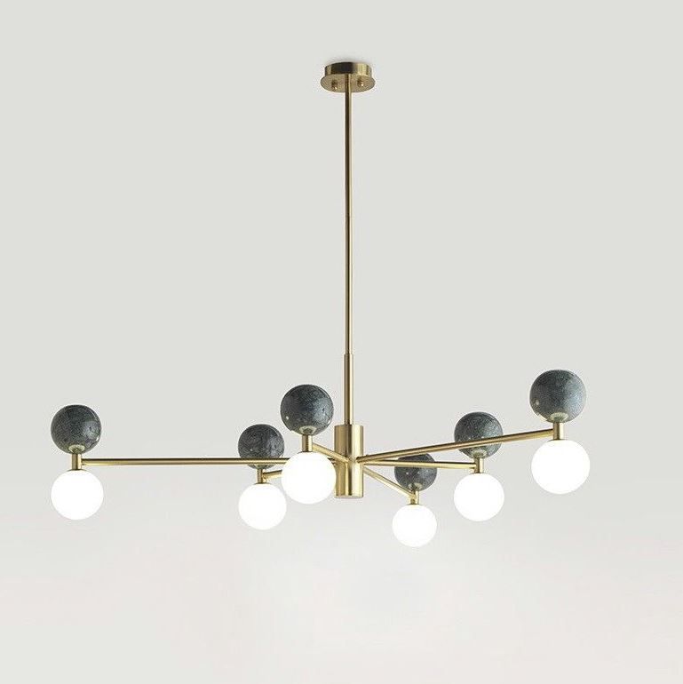 Aromas C1280/6 old gold/green marble люстра потолочная 