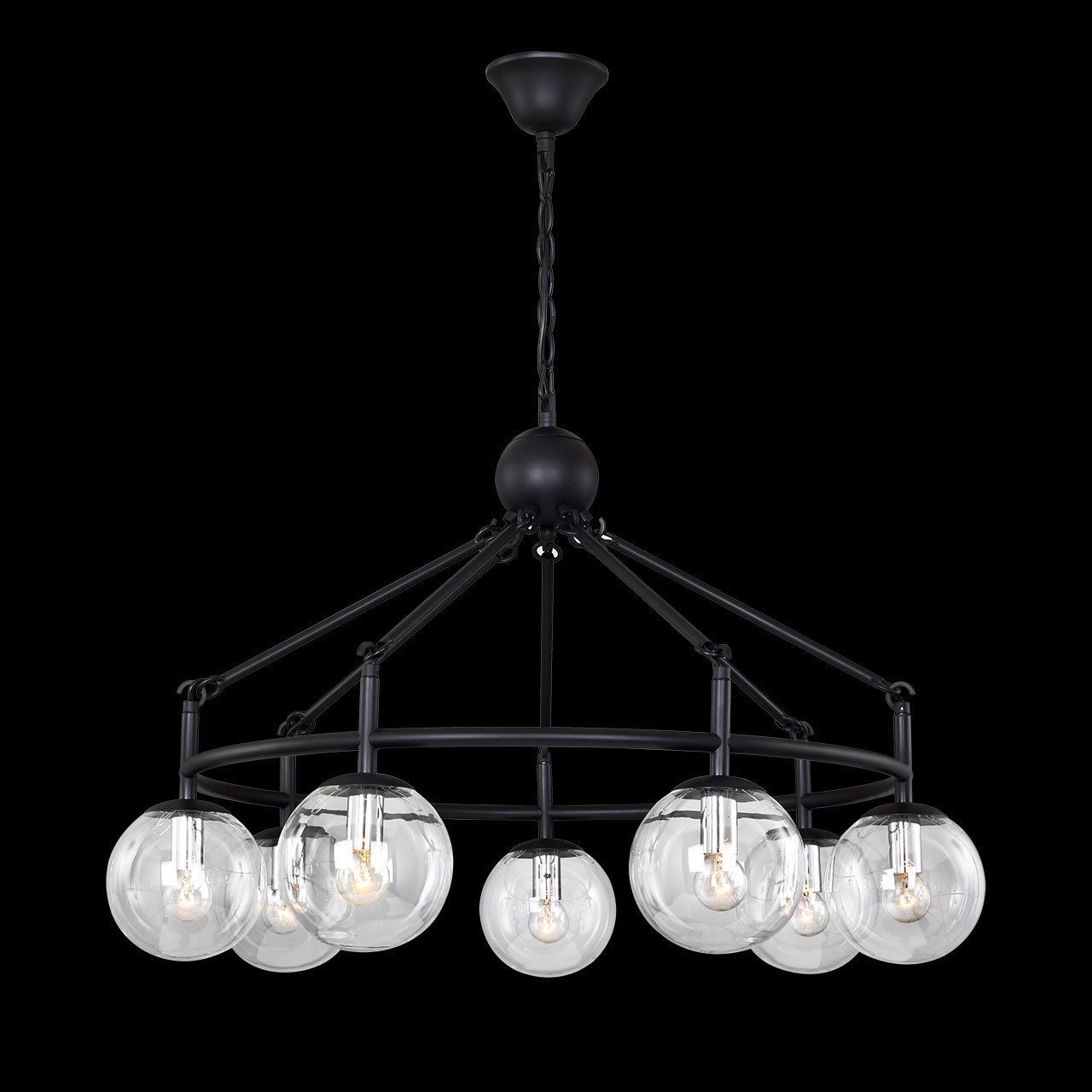 Подвесная люстра F-Promo Cirque 2169-7P, D810*H550/1350, черный