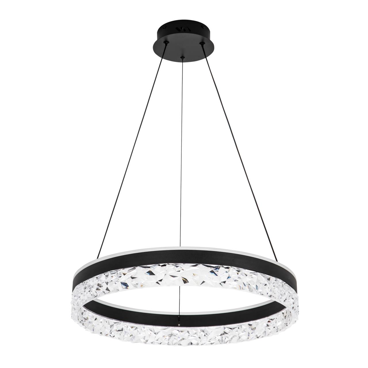 Подвесной светильник 50*50*140 см, LED 72W, 3000 / 6000K, Черный LED4U L5021-500 BK