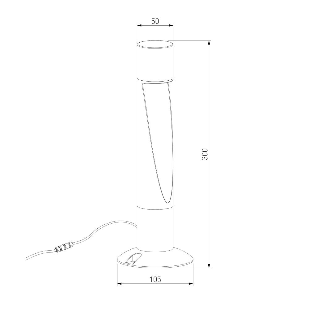 Ландшафтный светодиодный светильник Recess 3000K черный IP65 35177/S черный Elektrostandard  4690389219412, a072095