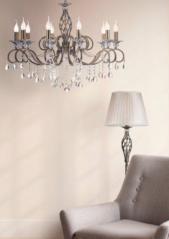 Люстра Maytoni RC247-PL-10-R бронза