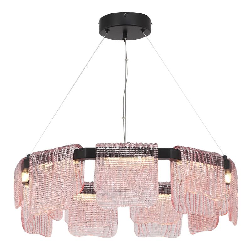 Подвесная люстра 60*150 см, 1*LED*54W, 4000K, ST-Luce Voile SL6021.403.54, черный