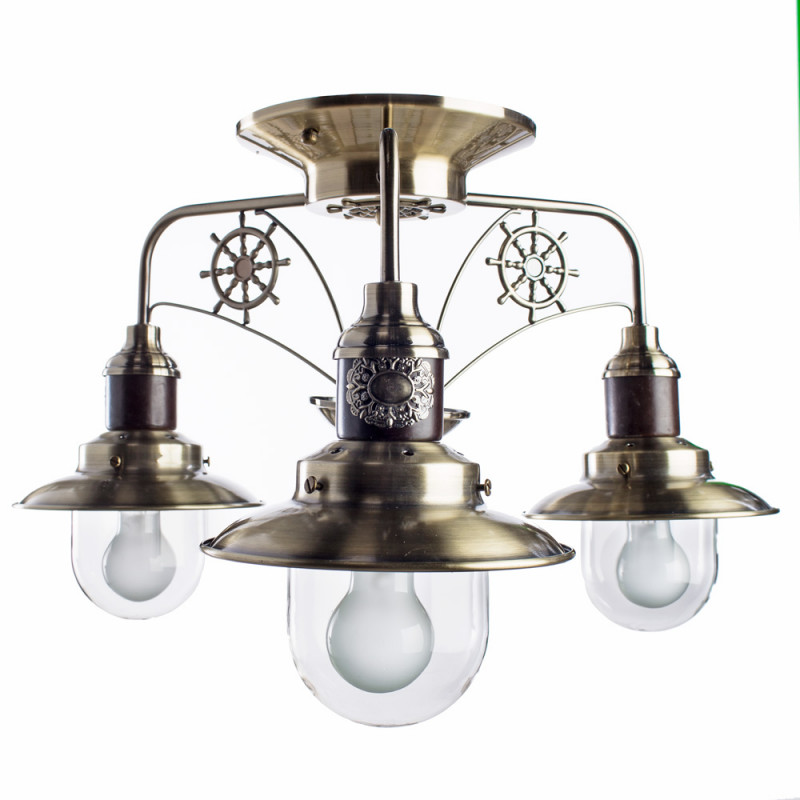 Потолочная люстра Arte lamp Sailor A4524PL-3AB бронзовый