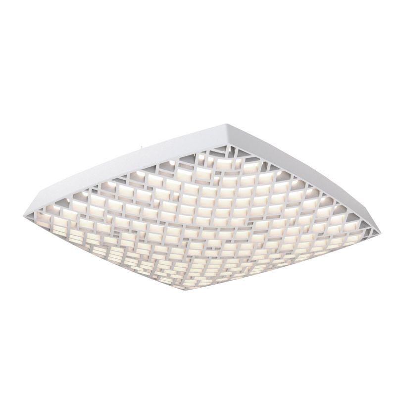 Потолочный светильник 38,5*38,5*8 см, LED 56W 2700-5000K белый Mantra Urban 7886