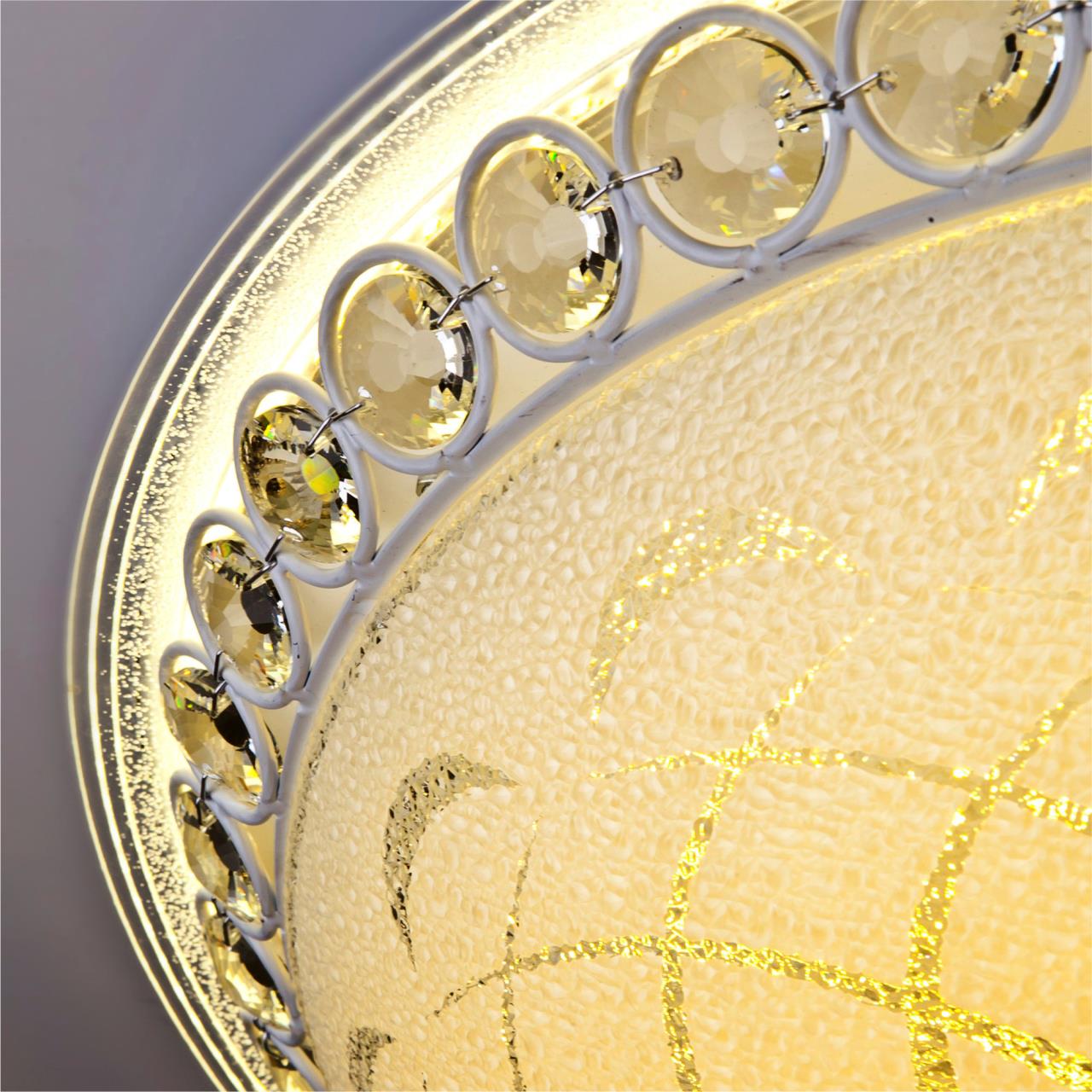 Светильник *30*10 см, LED 36W, 3000 / 6000K, Белый LED4U L1107-300 WT