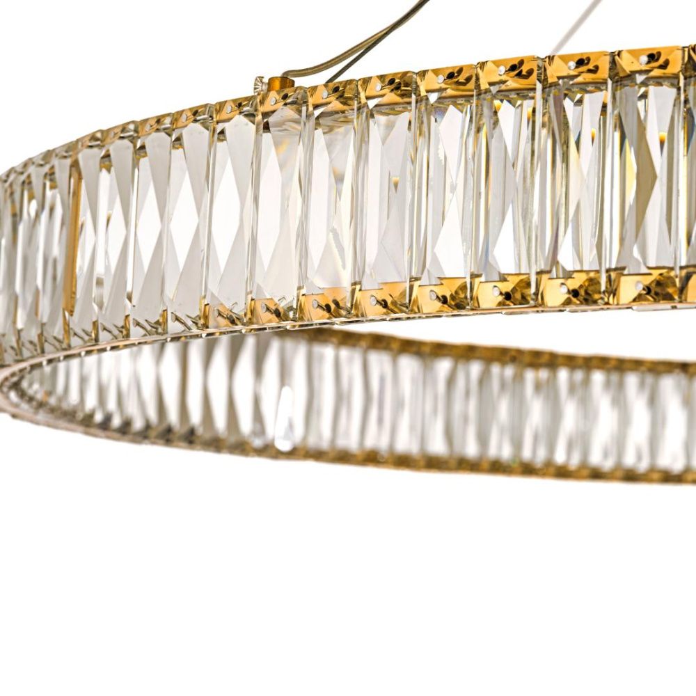 Подвесной светильник *100* см, Led лента*LED*88W, 3000/6000K, Dio D`arte Caneva Caneva L 1.5.100.100 G, золотой