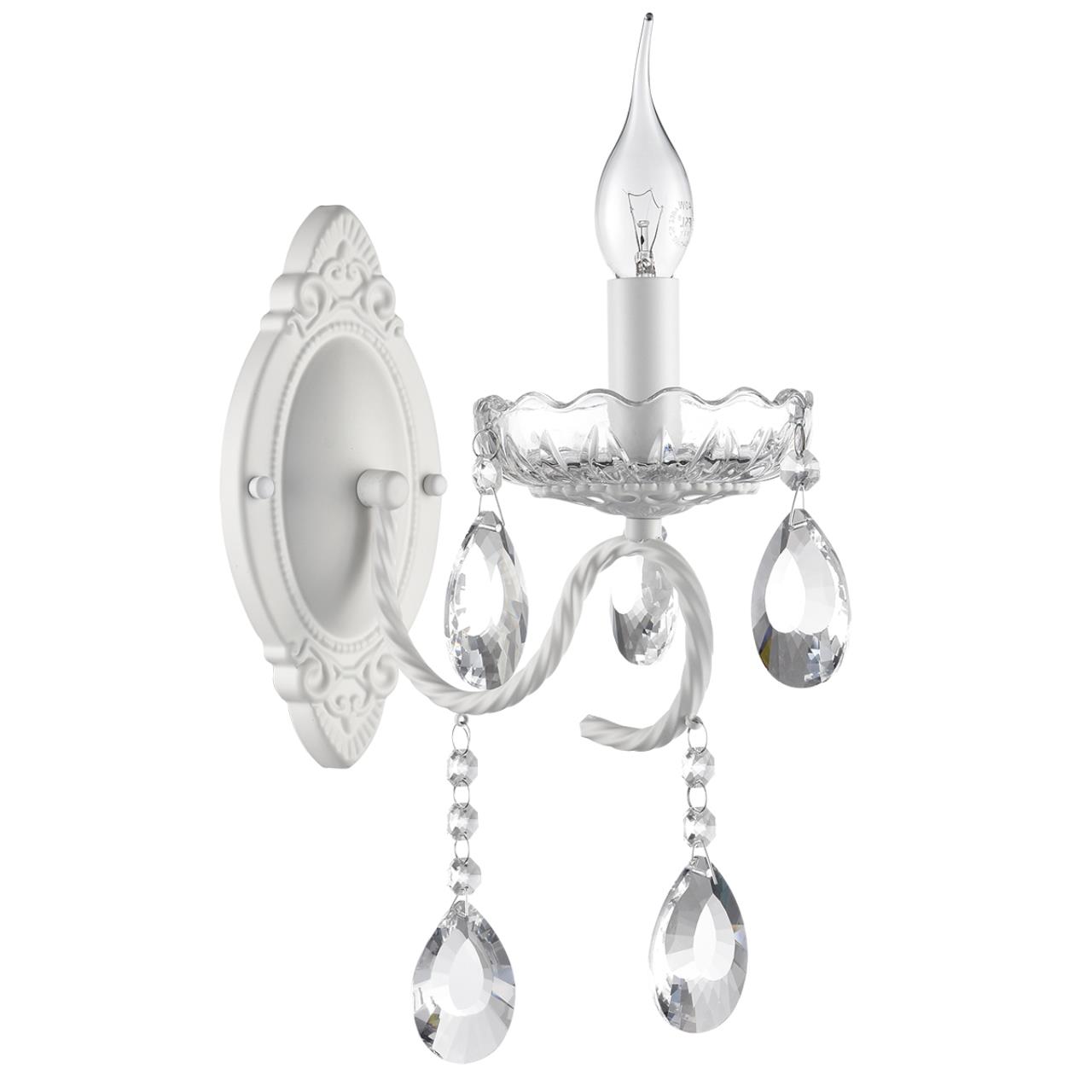 Бра 23*37 см, 1*E14 Lumion Snow 8189/1W белый
