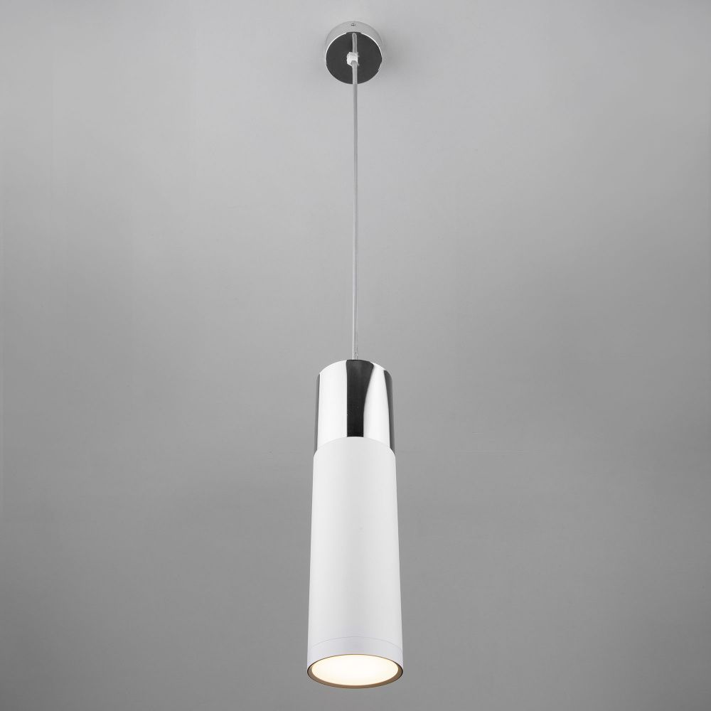 Подвесной светодиодный светильник Elektrostandard 50135/1 4690389126659, 12W LED, 4200K, белый-хром