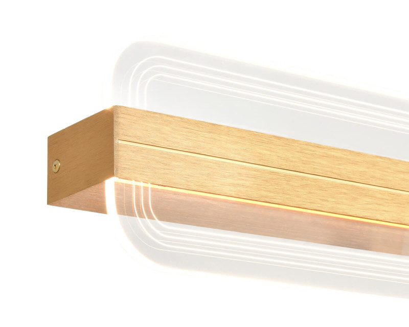 Бра 13*52*7 см, 1*LED золото Vele Luce Futuro VL7224W01