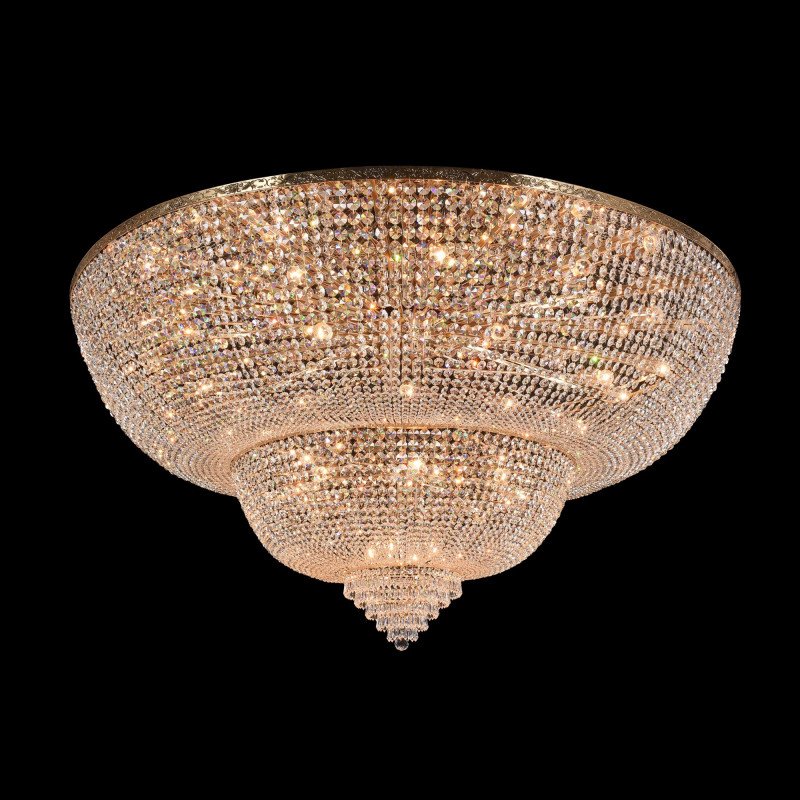 Накладная люстра 200*100,9 см, 42*E27, 2520W, Maytoni PALACE DIA890-CL-42-G золотой